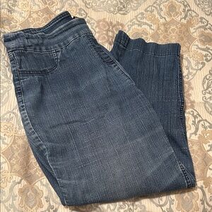 Multiples Women's Straight Leg Jeans in Denim Blue